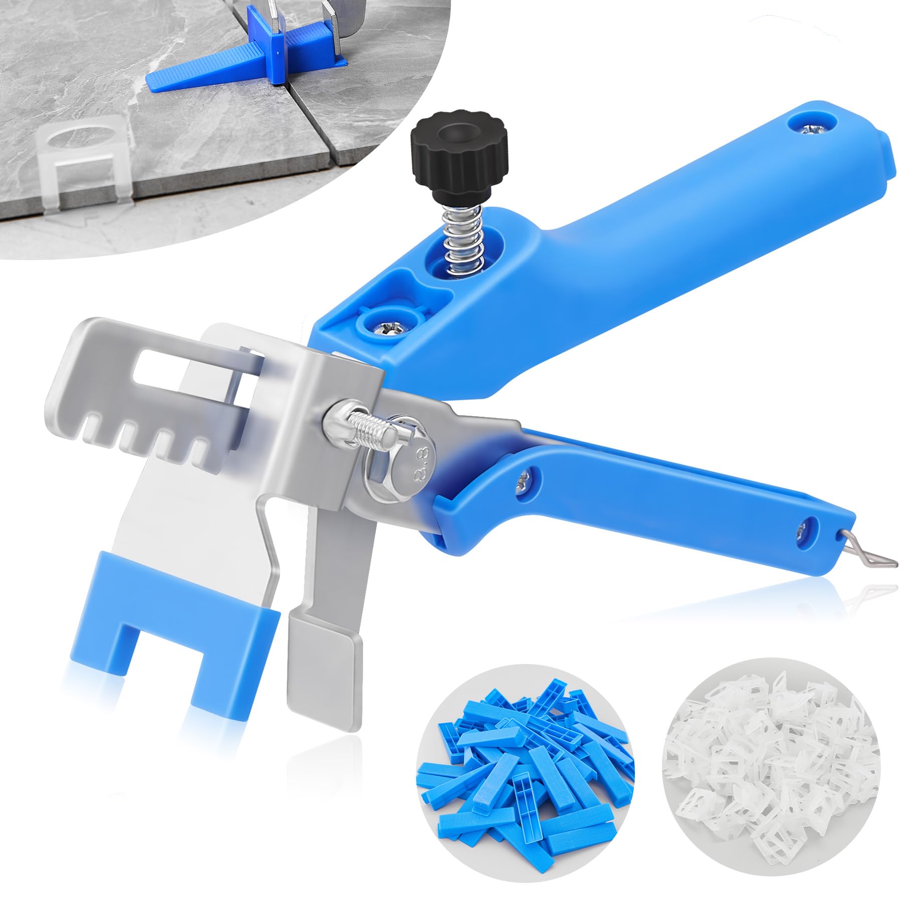 Saker Tile Leveling System 1/8 Inch with Tile Plie